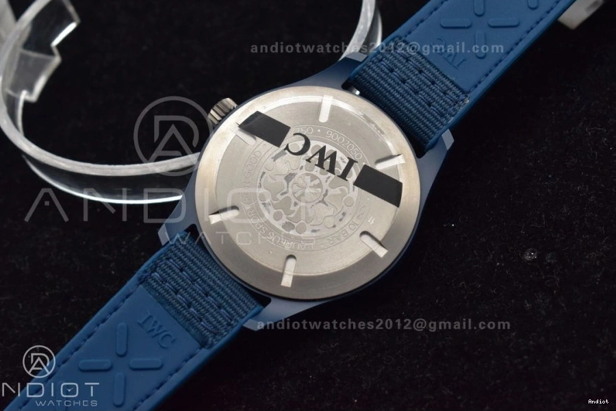 Strap Blue 'Laureus Edition A2892 Blue Pilot Best for Watch on Good' of Ceramic M+F Sport Nylon 0311
